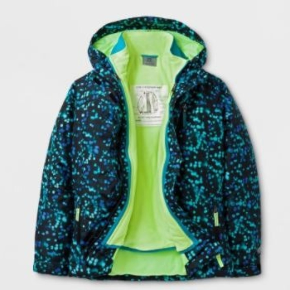 Girls 3 in 1 Teal Jacket Size Small